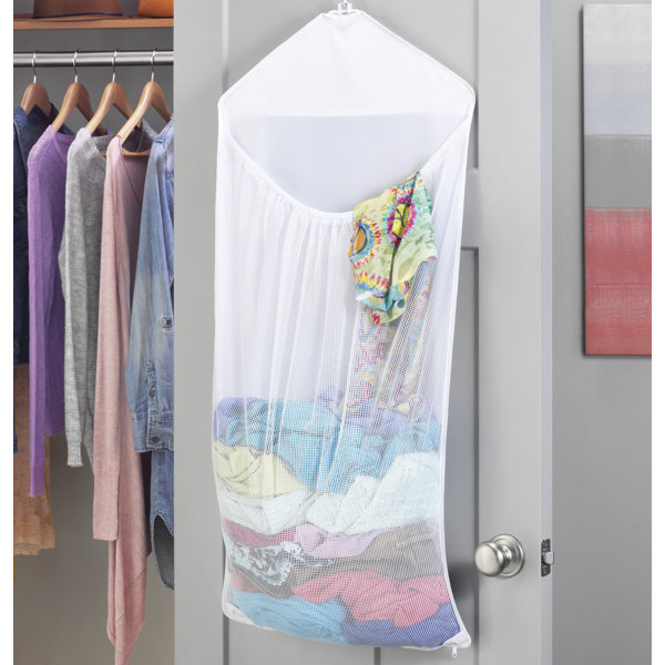 Hanging Laundry Bag Door Behind Washing Clothes Oxford Storage Basket